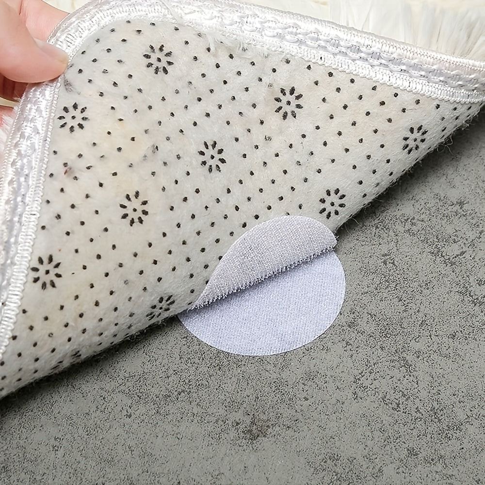 Self-Adhesive Hook and Loop Tape Set Waterproof Reusable Multi-Color for Securing Sheets and Cushions