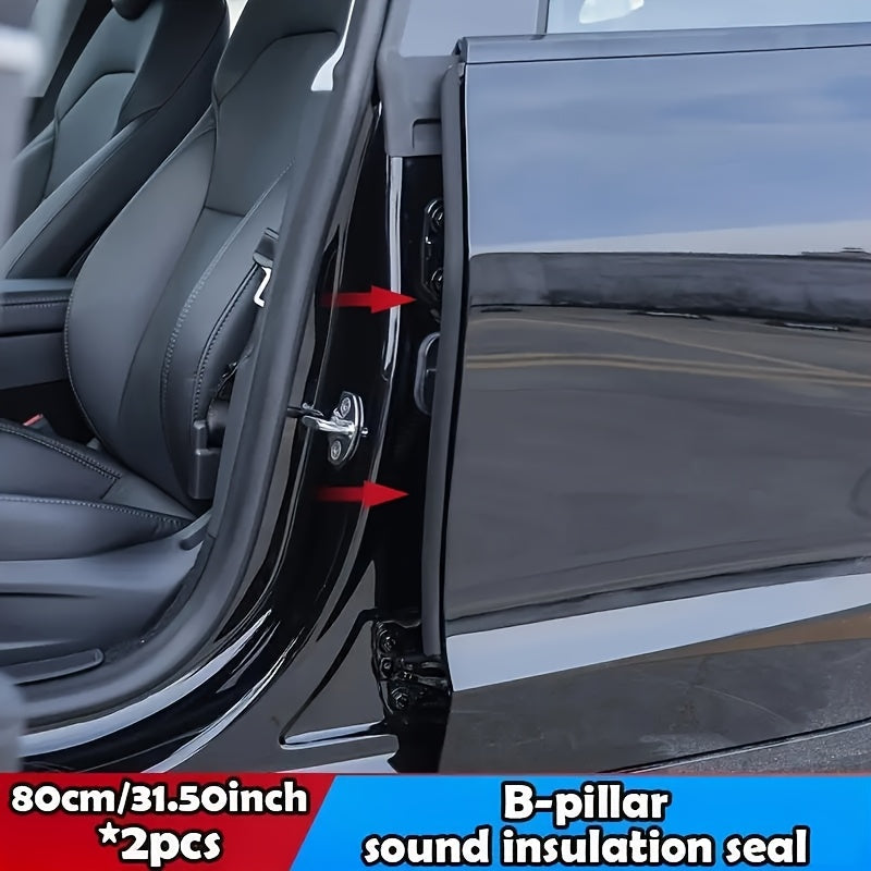 Car Door Edge Sealing Strip Black Rubber Waterproof Soundproof Rubber Strip