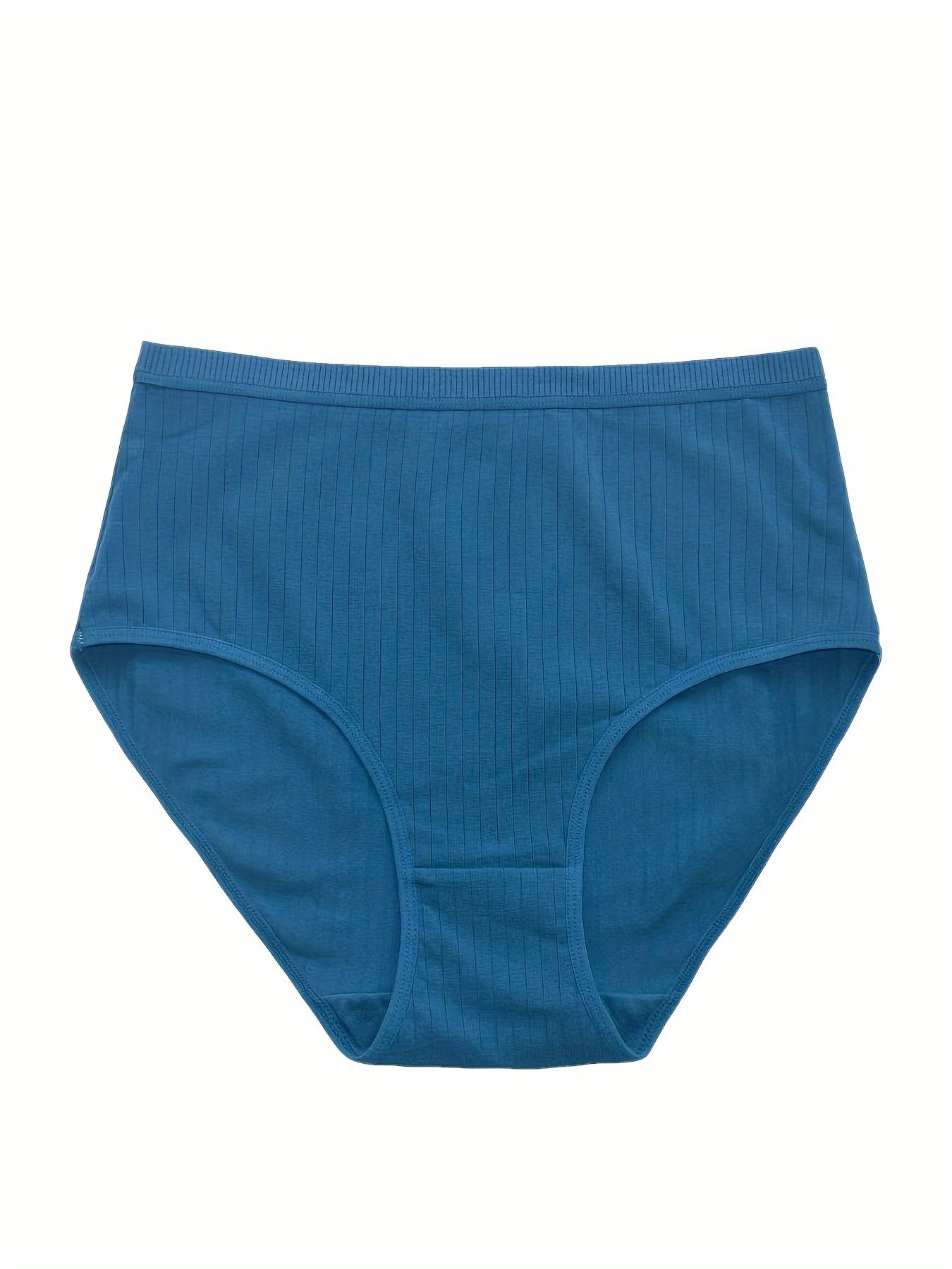 Ayollar uchun 8 ta yuqori belli katta o'lchamli ichki kiyimlar, nafas oladigan to'qimachilik, qorin nazorati