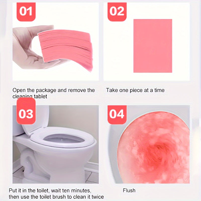 40pcs Toilet Cleaning Tablets Concentrated Glycerin for Bathroom and Household