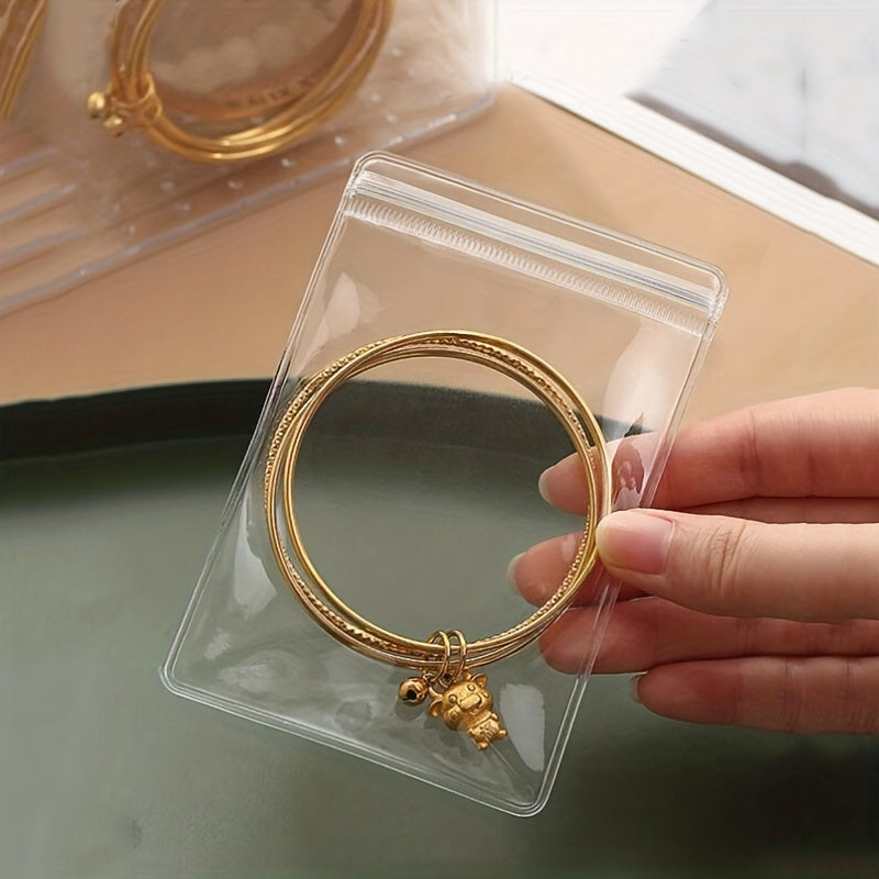 O'z-o'zini qulflash PVC zargarlik buyumlarini saqlash sumkasi changga qarshi tashkilotchilar 20 ta paket