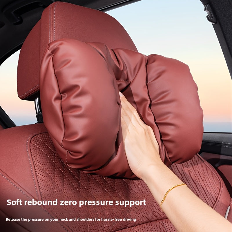 Car Headrest and Lumbar Pillow Ergonomic Foam Cushion for SUV Truck Back Support