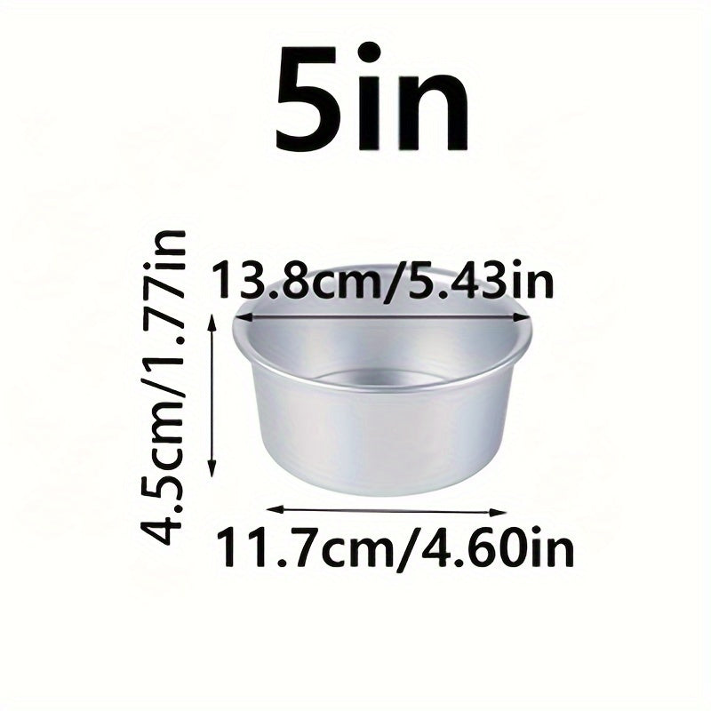 Aluminum Cake Pan Set Non-Stick Baking Pans for Chiffon and Desserts