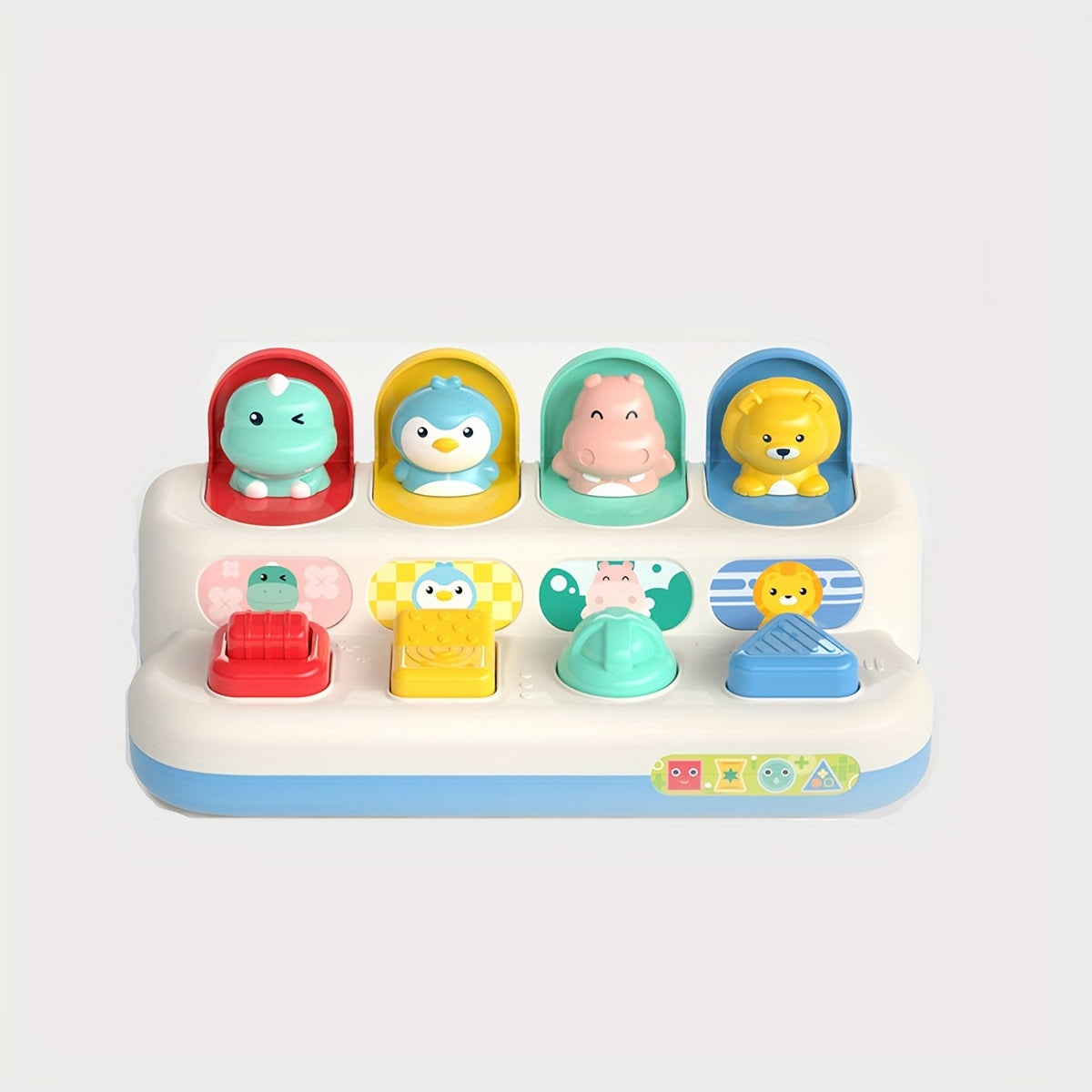 "Multfilm Hayvon Mantiqiy O'yinchoq - Xotira O'qitish va Erta Ta'lim uchun PVC Figura, 0-3 Yoshdagi Bolalar uchun Mukammal. Tug'ilgan kunlar va Rojdestvo uchun Ajoyib Hediya."