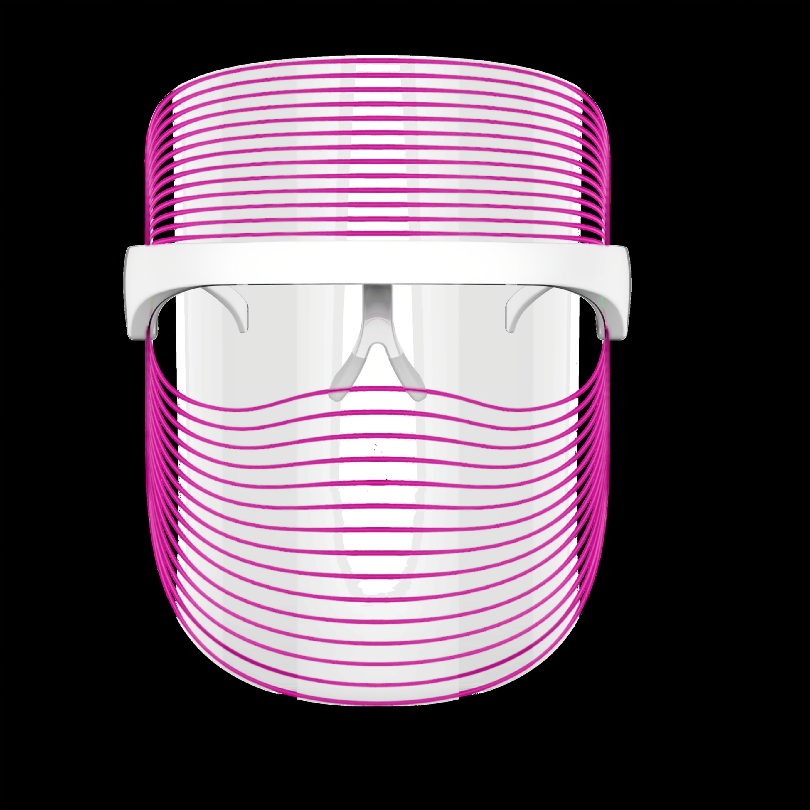 USB Rechargeable LED Facial Massager Face Mask with 250mAh Lithium Polymer Battery