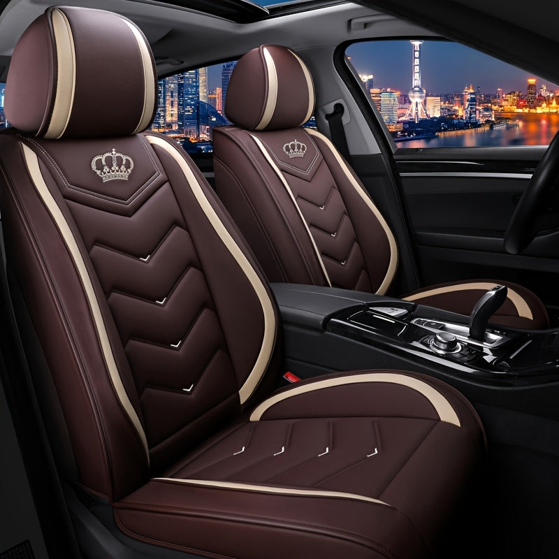 Full Cover Car Seat Covers for Women and Families Waterproof Scratch-Resistant