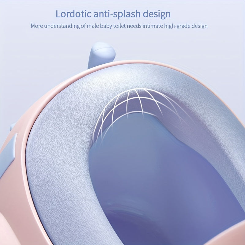 Cartoon Airplane Potty Training Seat for Babies and Toddlers with Stability and Comfort