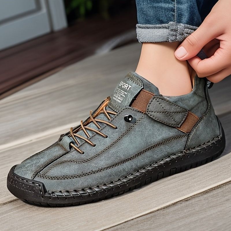 Women's Green Ankle Boots Casual Slip-On Flat Sole All Seasons