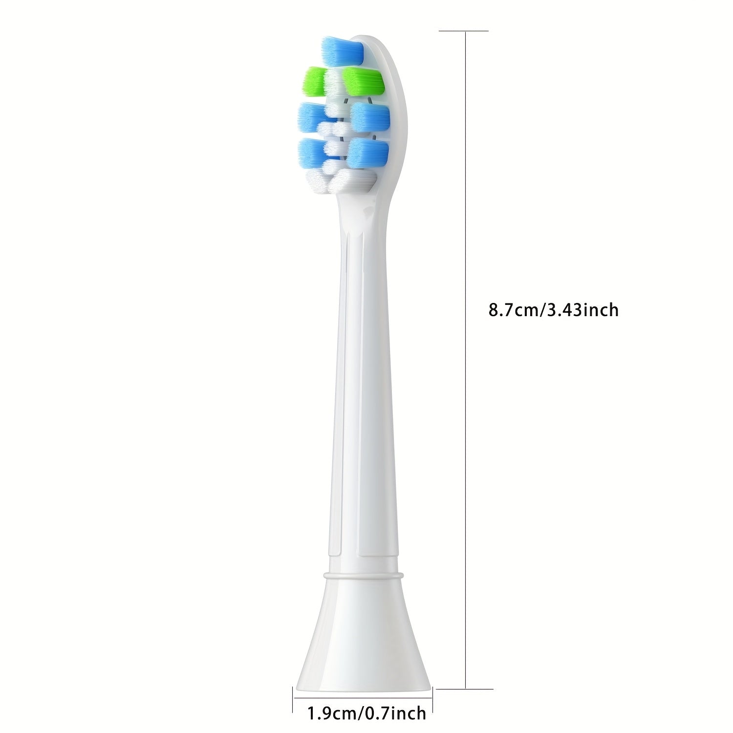 Soft Bristle Replacement Toothbrush Heads 8/12/16pcs for Gum Care