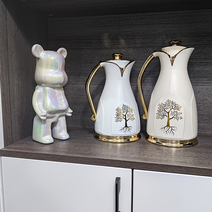 Vacuum Insulated Coffee and Tea Carafes 1L and 0.7L Stainless Steel Double Wall