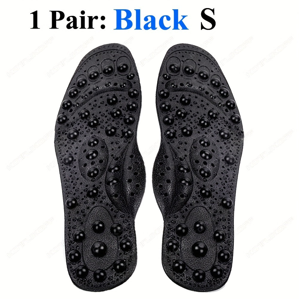 Unisex Magnetic Shoe Insoles with Massage Points for Comfortable Walks