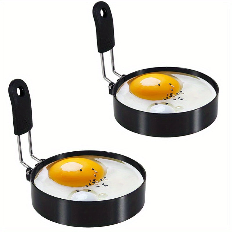 Stainless Steel Egg Ring Set 10.16cm Non-Stick Frying and Omelet Molds