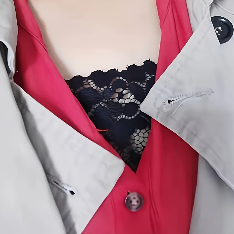 Sujetador con encaje floral para mujer, almohadillas, antirreflejos, cómodo, lavable a máquina