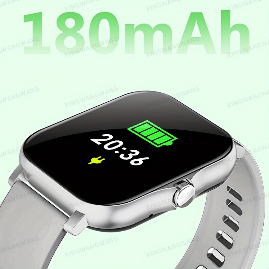 1.83-Inch Outdoor Fitness Smartwatch with Calling Messaging Music Control and Health Tracking