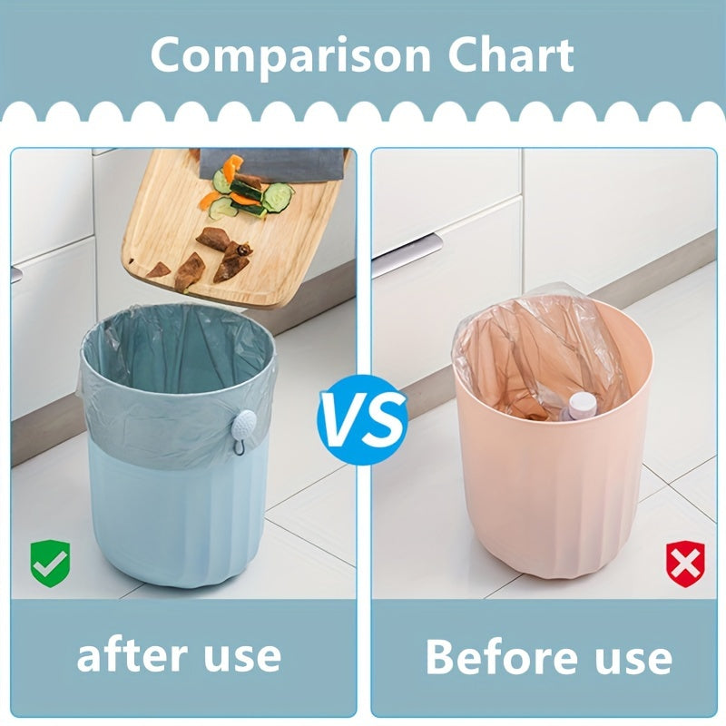 Magnetic Garbage Bag Clips Durable Plastic and Metal for Trash Cans