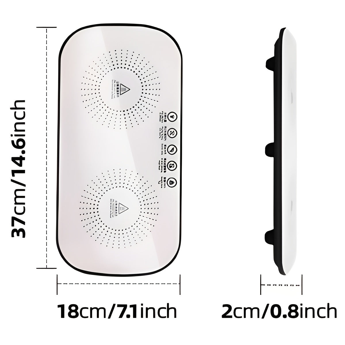 2 Pack Food Warmer with Electric Warming Tray and Graphene Heating Film for Fast Heating