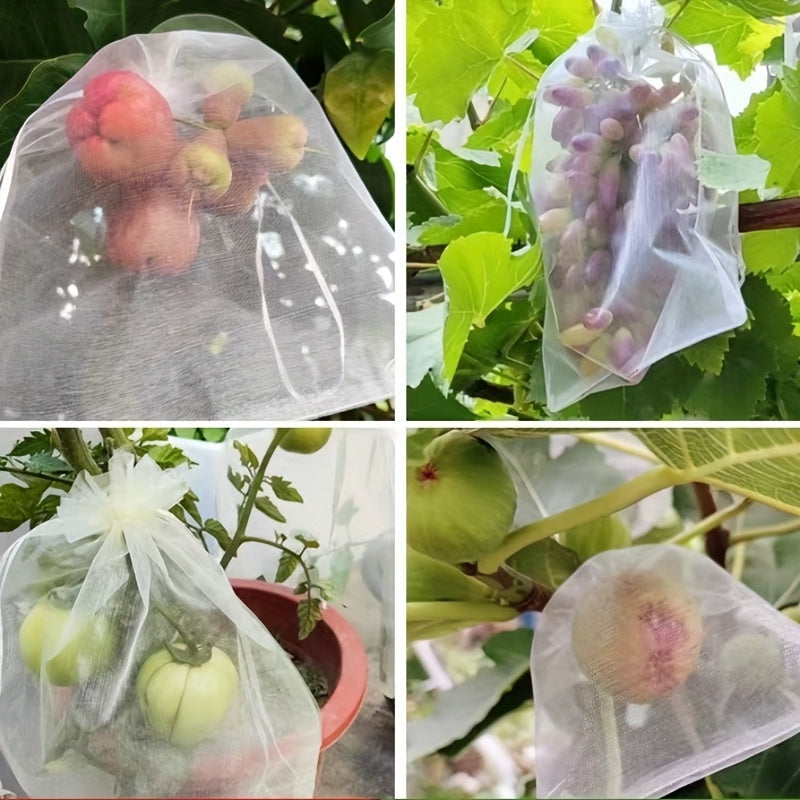 Садовые сетки-укрытия для защиты фруктов 30/50 шт. от насекомых, птиц и вредителей