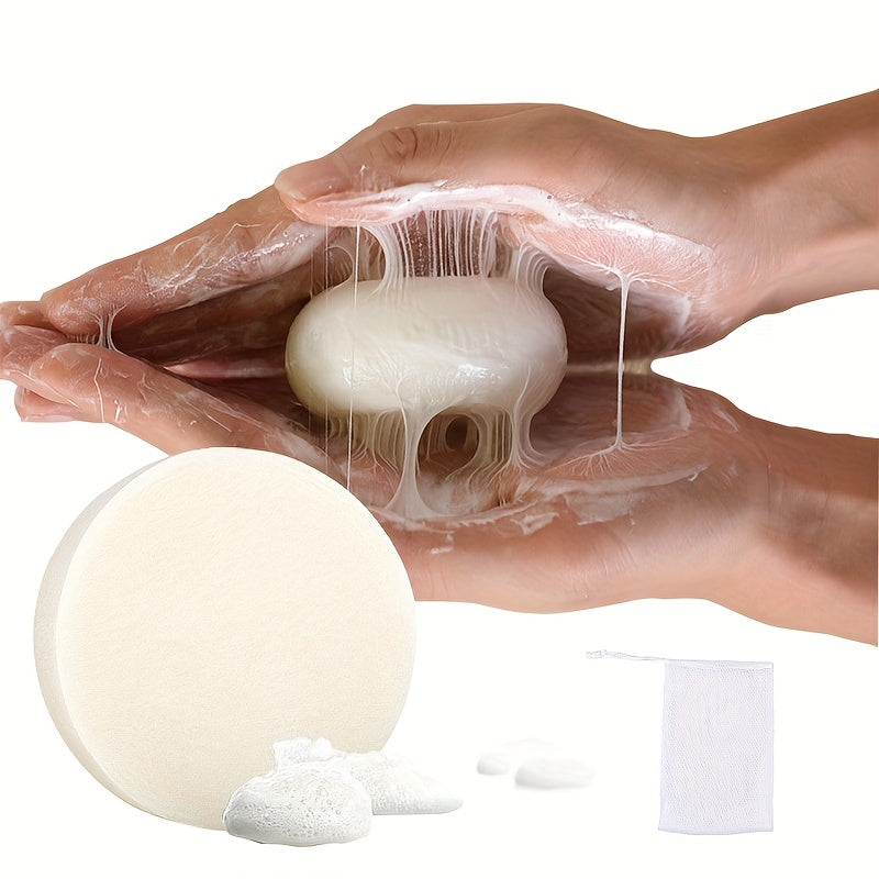 Unisex Facial Cleansing Bar with Goat Milk and Coconut Oil for All Skin Types