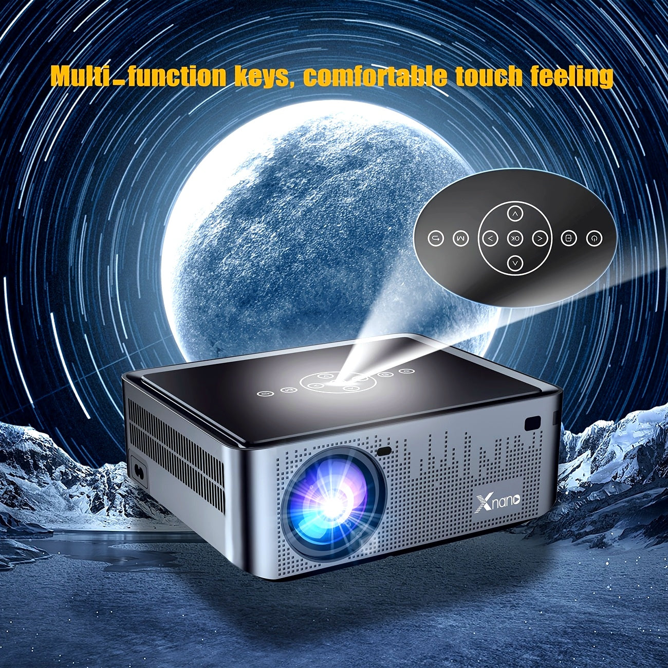 Home Cinema Projector 8K, 12000 Lumens, Android 9, WiFi, Voice Control