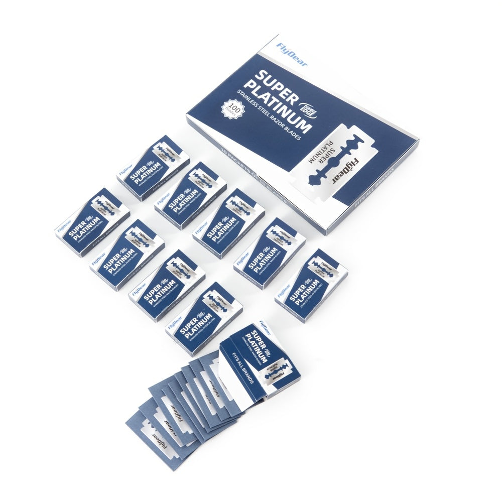 Maquinilla de afeitar de acero inoxidable de doble cara para afeitar y depilación