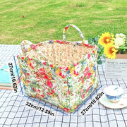 Durable Canvas Storage Basket for Clothes Jewelry and Accessories Large Washable
