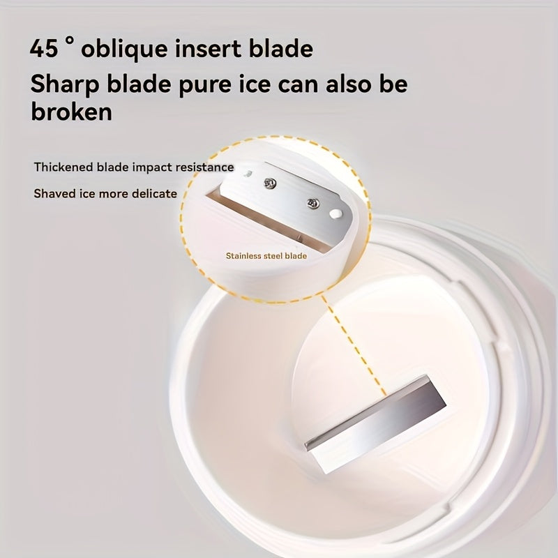 Ручная ледорубка ABS прочная для смузи, коктейлей, приготовления напитков