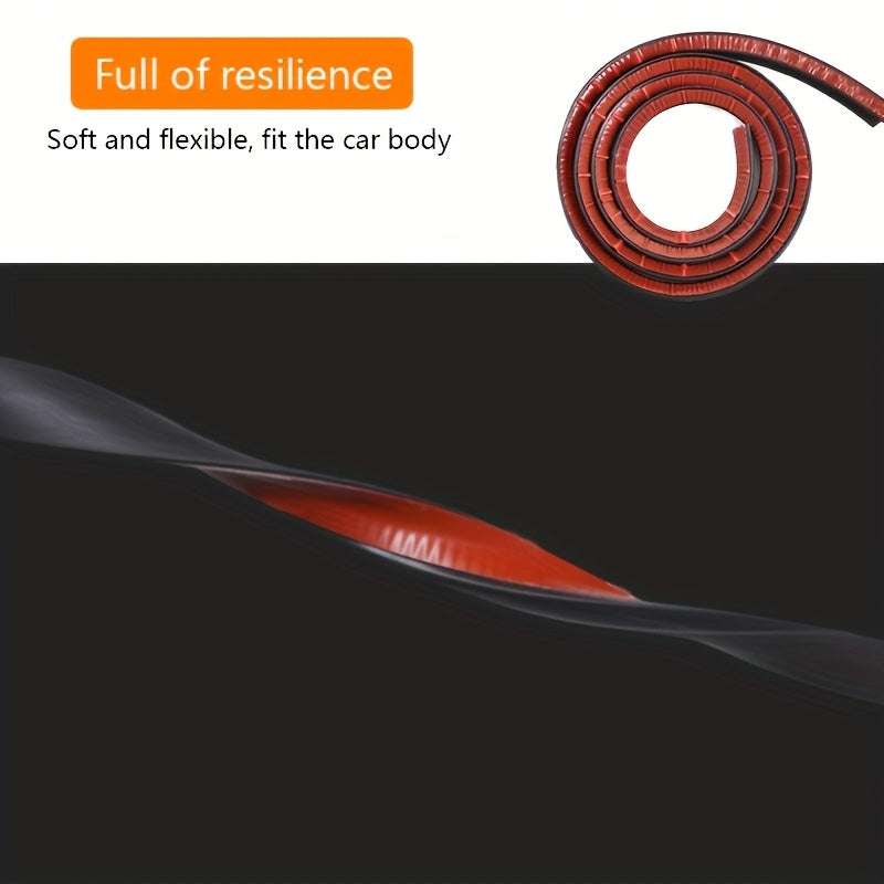 Kauchuk avtomobil eshigi yopiqligi chizig'i 16.4FT suv o'tkazmaydigan shovqin kamaytirish akustik izolyatsiya