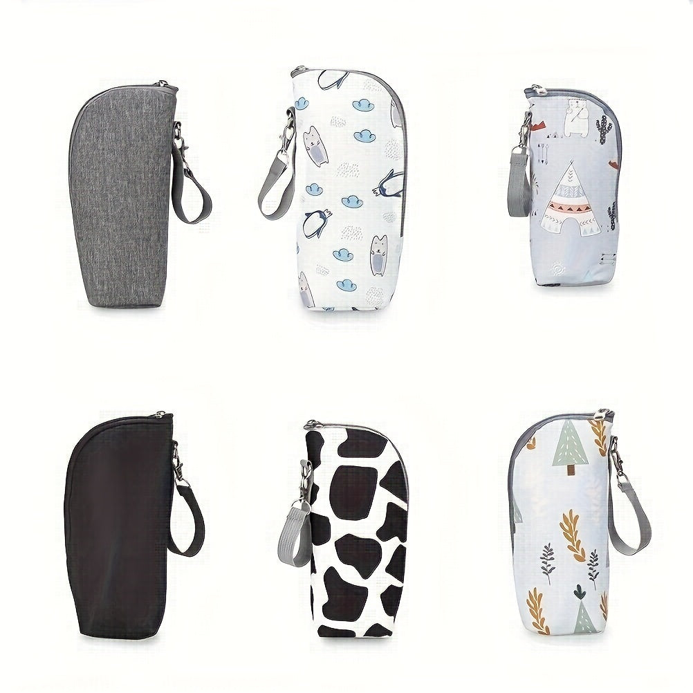 Baby Bottle Bag Insulated Travel Carrier Aluminum Foil 360 Heat Preservation