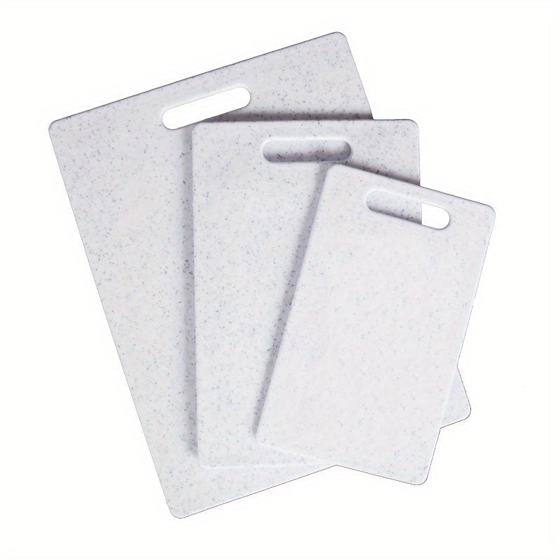 Kitchen Cutting Board Set 1 or 3 Pieces Durable Plastic Food Prep Boards