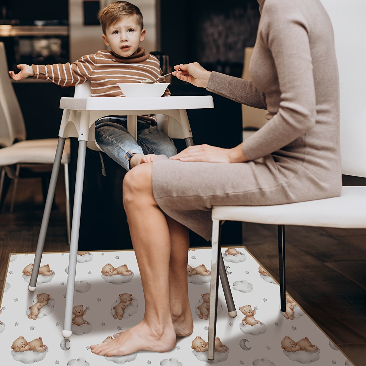 Baby Play Mat Waterproof Foldable Non-Slip Tummy Time 109cm for Infants