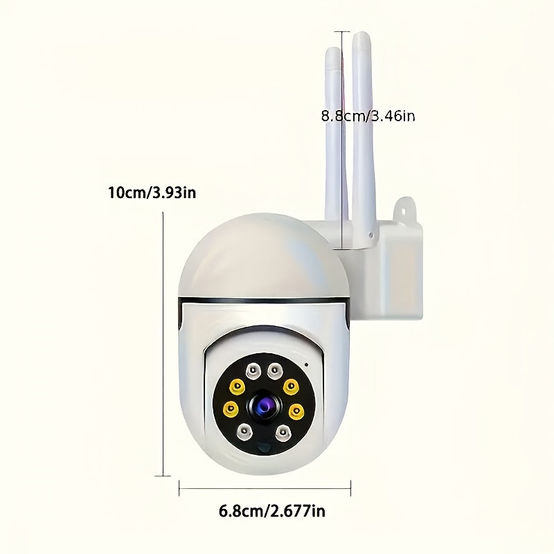 1080P HD Wireless Security Camera with Color Night Vision Two-Way Audio Pan Tilt Zoom Smart Home Pet Camera