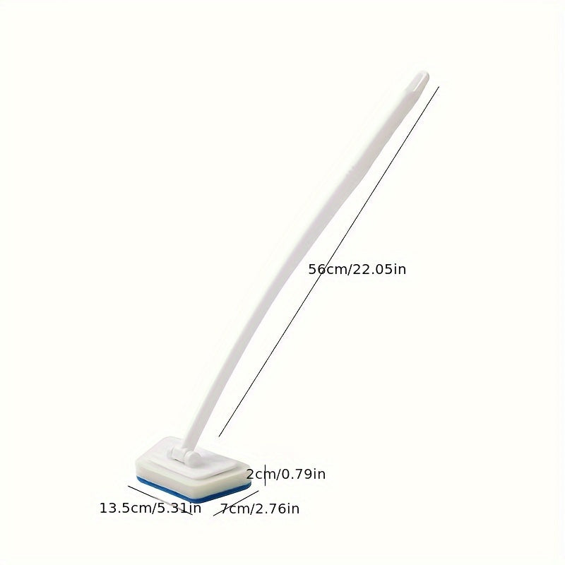 Long-Handled Cleaning Brush Set with Detachable Sponge, Versatile and Reusable