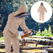 Traje de abeja unisex con velo de malla duradero de poliéster para profesionales y principiantes en apicultura