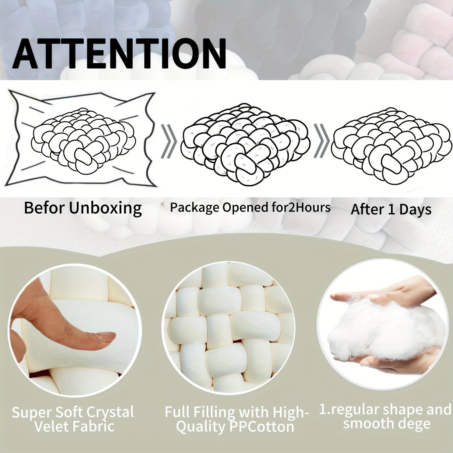 Мягкая подушка в виде узла, идеальна для домашнего декора в гостиных, спальнях и офисах.