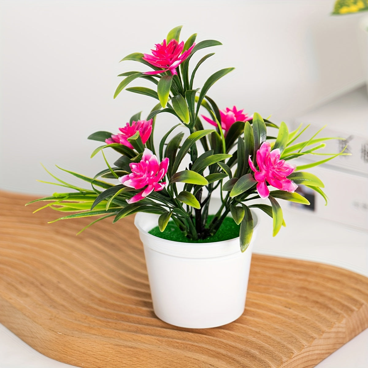 Artificial Lotus Pond Plant 5-Head Artificial Water Garden Decor for Home and Outdoor