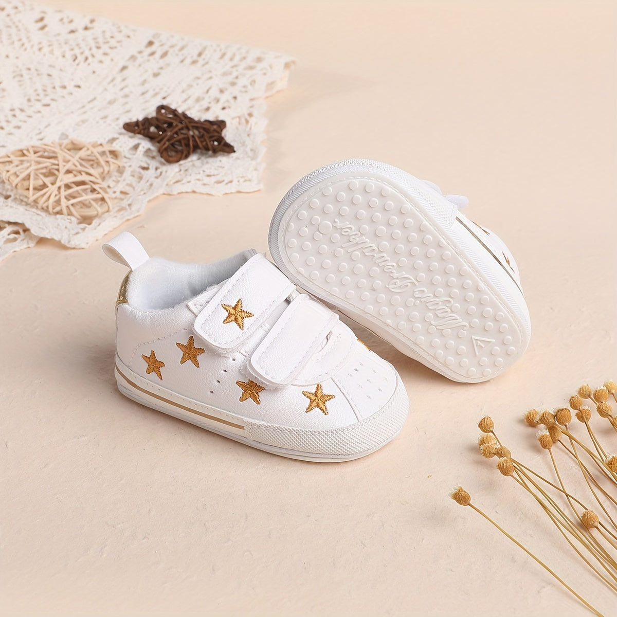 Baby Girl Sneakers Lightweight Non-Slip Shoes for All Seasons