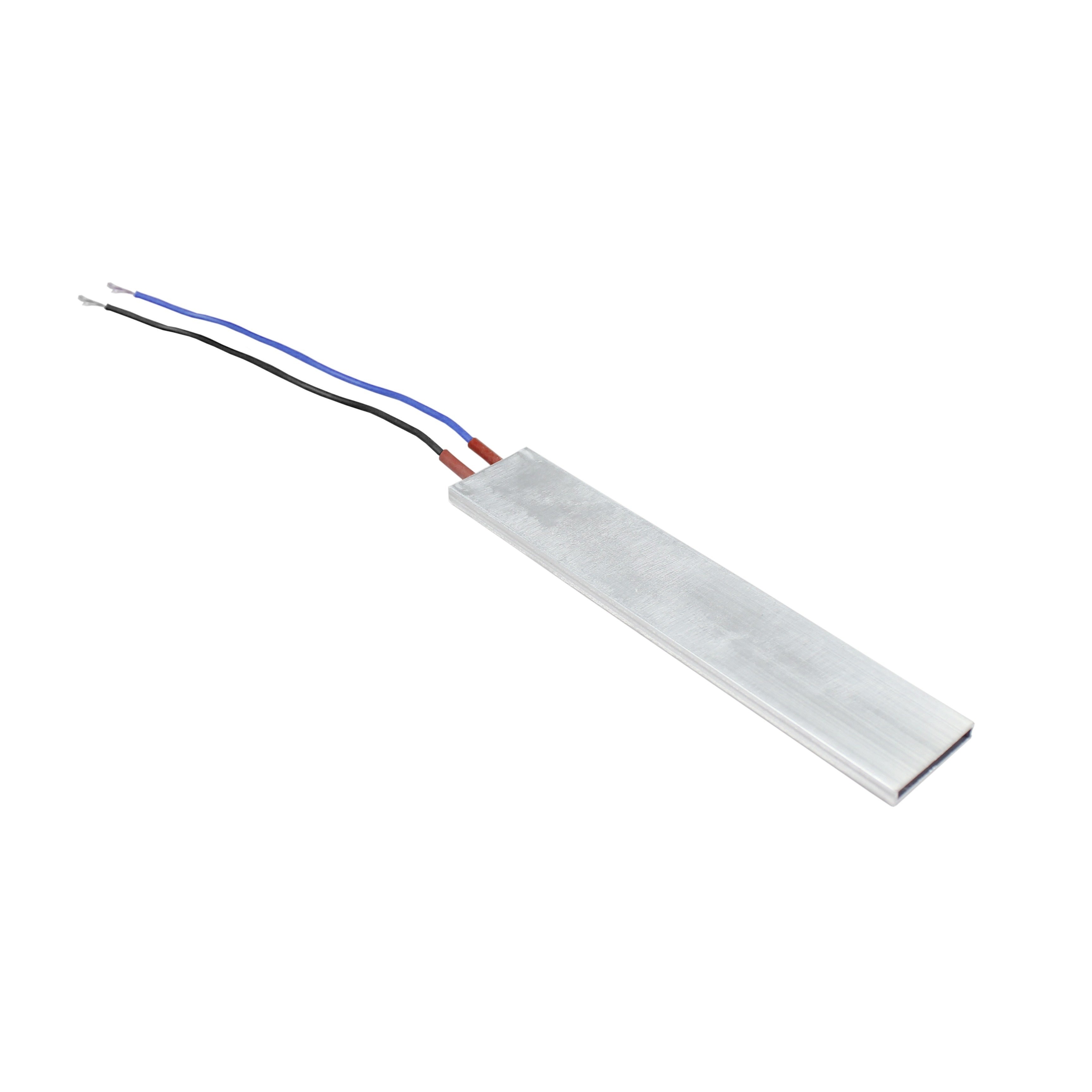 Miniature Ceramic Heating Plate 110V AC/DC Insulated PTC Heater Aluminum Shell