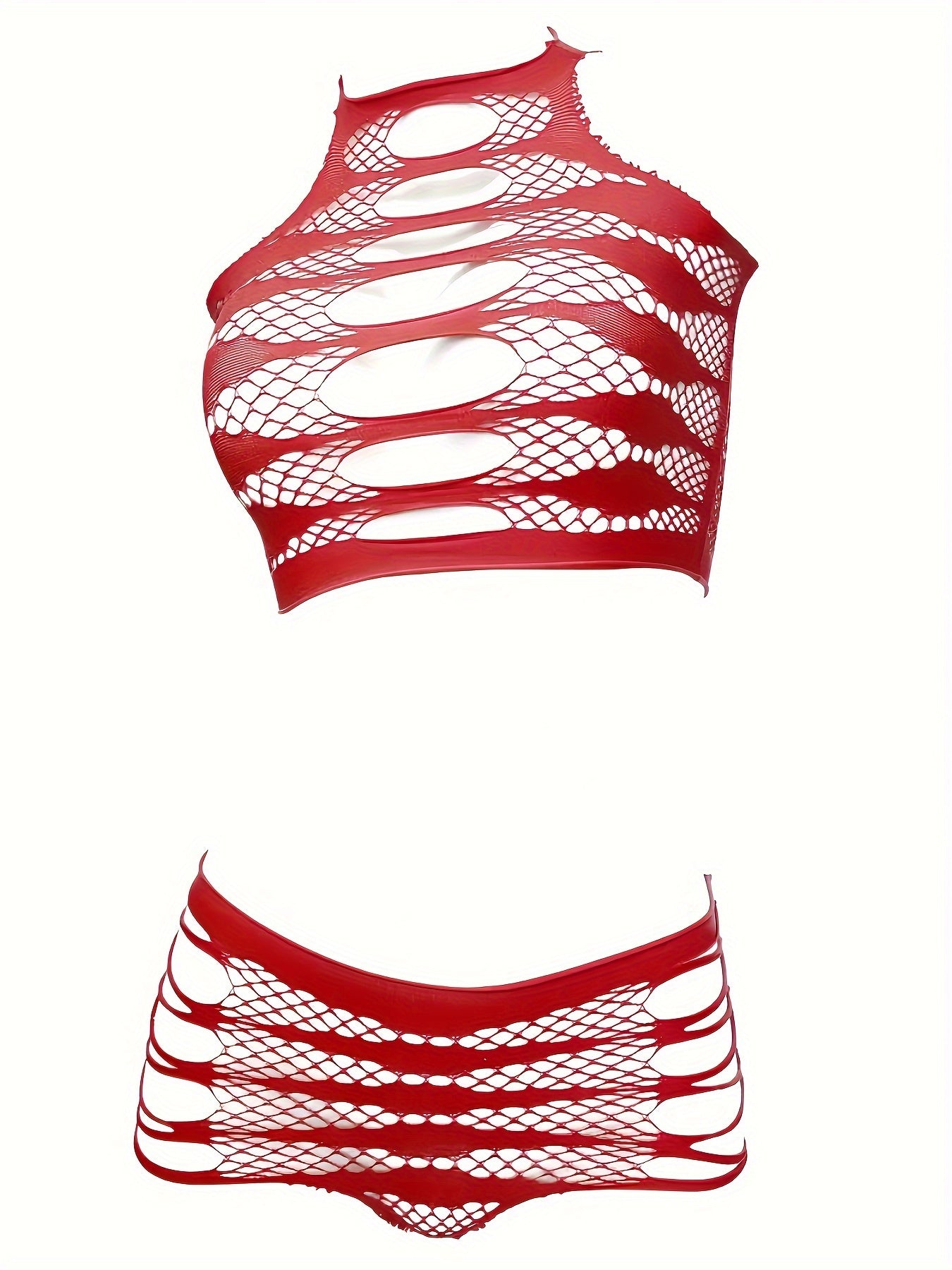 Ayollar uchun qora tikanli bodysuit va yuqori belli shortlar to'plami