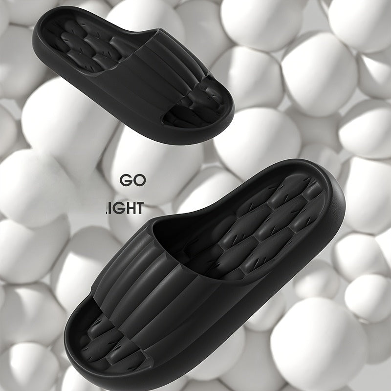 Uniseks EVA yumshoq taglikli shlyapa, sirpanmaydigan dush, plyaj va yengil sayohat uchun botinkalar