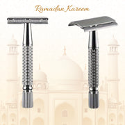 Men's Gold Double-Edged Safety Razors for Shaving Set