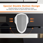 Safety Oven Lock Heat-Resistant Adhesive Child Safety Lock for Oven Doors