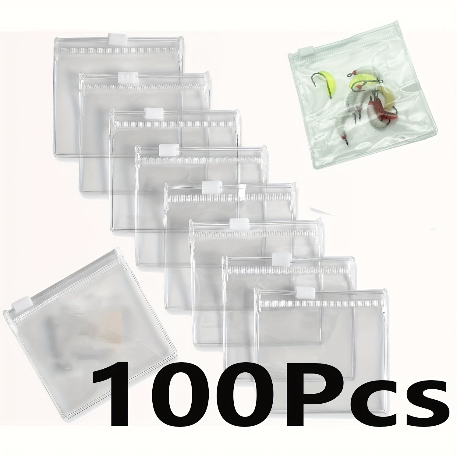 Jewelry Storage Roll Reusable Zipper Pouch for Accessories and Gems