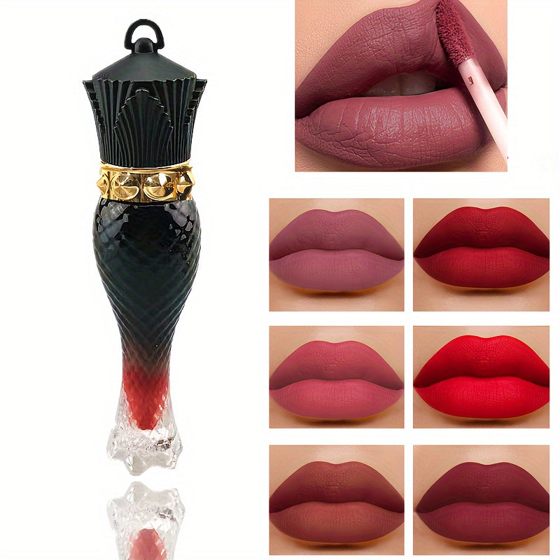 Women Velvet Matte Lip Gloss Nude Long Lasting Hydrating Red Lipstick