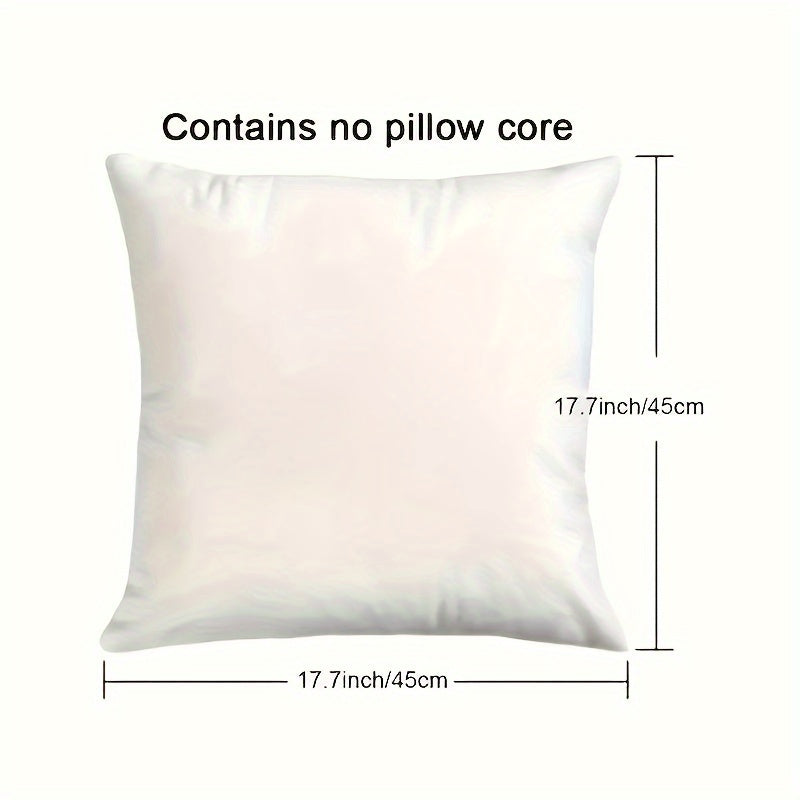 White Throw Pillow Covers Set with Zipper Closure Machine Washable for Living Room and Bedroom Decor