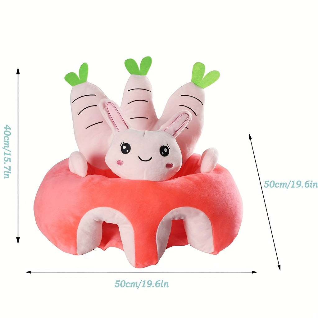 Kids Sofa Cover Animal Shape Floor Seat Lounger for Support and Comfort