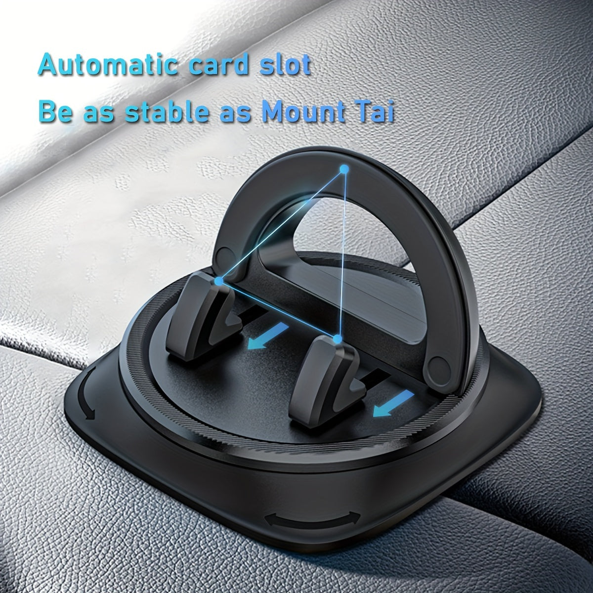 Soporte universal de tablero de ABS para teléfonos, resistente al agua, rotatorio de 360°