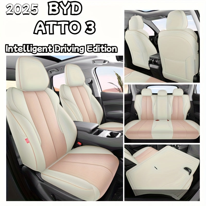 Car Seat Covers Full Coverage Perforated Leather Breathable Dirt-Resistant