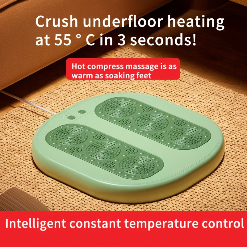 Calienta pies portátil con USB con masaje, 3 configuraciones de temperatura, bajo consumo de energía