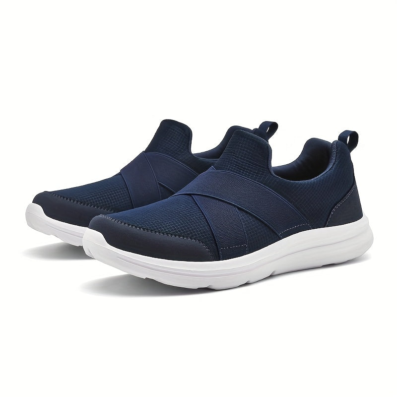 Women’s Mesh Slip-On Casual Sneakers Breathable Comfort Low-Top