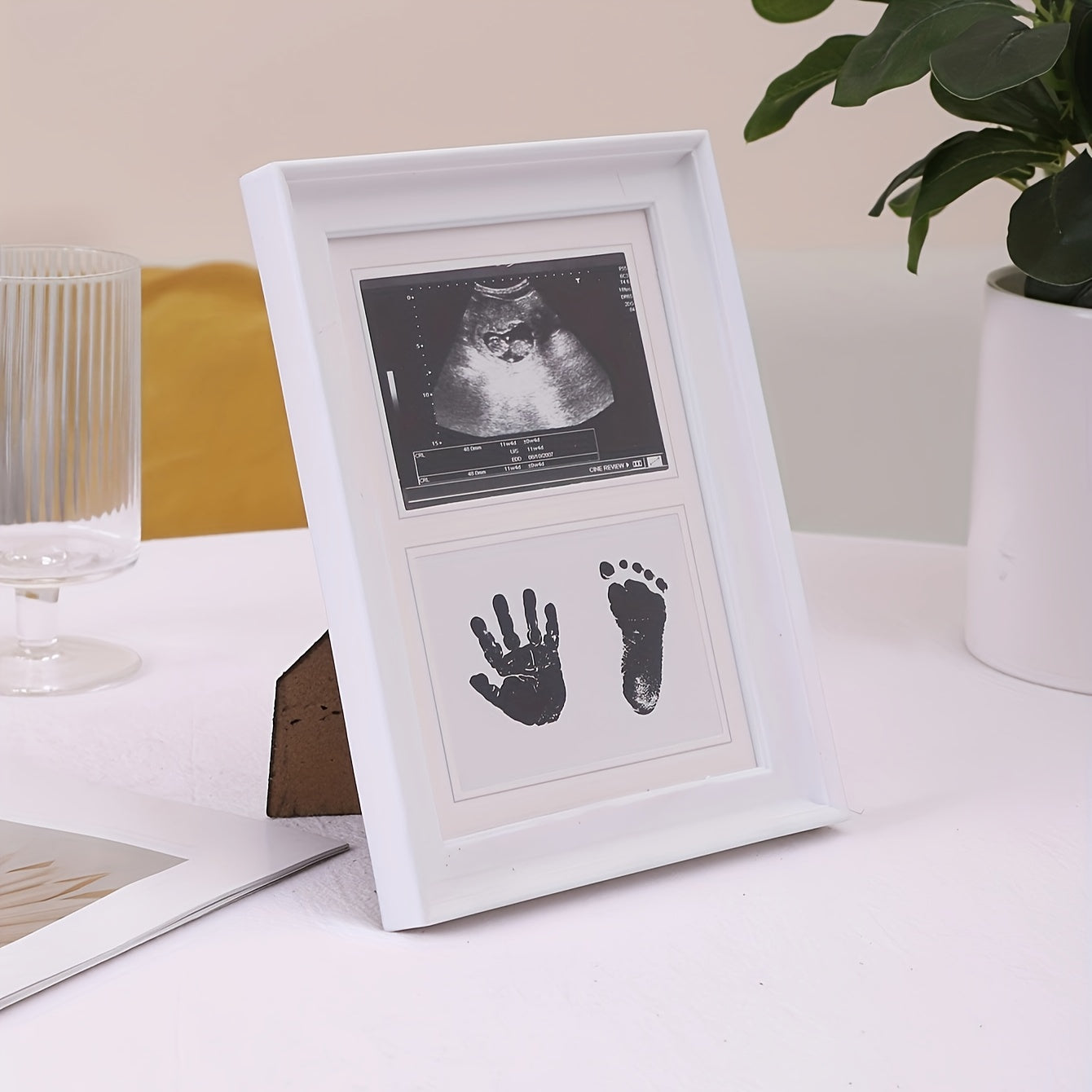 Сделай сам: рамка для фотографий новорожденных - идеальный подарок на День матери, Рождество или День благодарения - настольная подставка